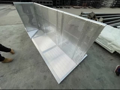 Aluminiumbarrières Crowd Control Mojo Concrete Stage Concert Barrier