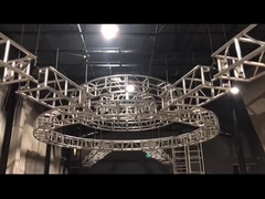 Op maat gemaakte aluminium vierkant verlichting truss draaiende en tilende DJ truss voor club